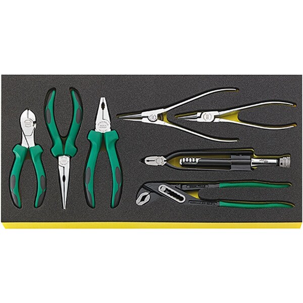 Set of pliers No.TCS WT 6501-6602/7-1 -tray7-pcs.